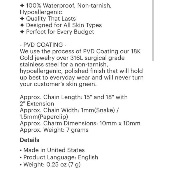 PVD Stainless Steel
Layered Clover
Necklace - Picture 3 of 3